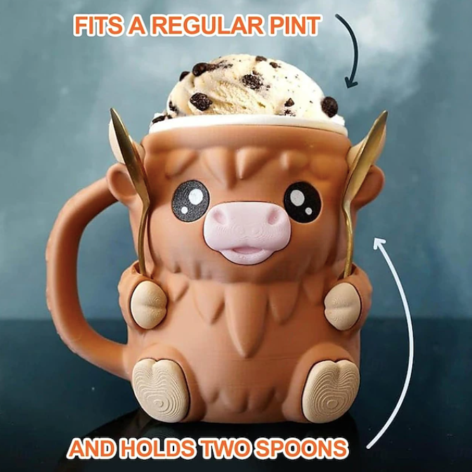 Pudgy Penguin Ice Cream Cup Holder
